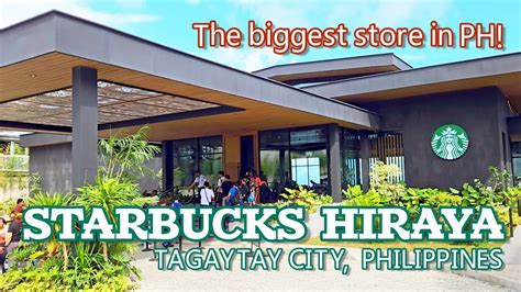 biggest starbucks in tagaytay|Starbucks new boss under fire for 1,000.